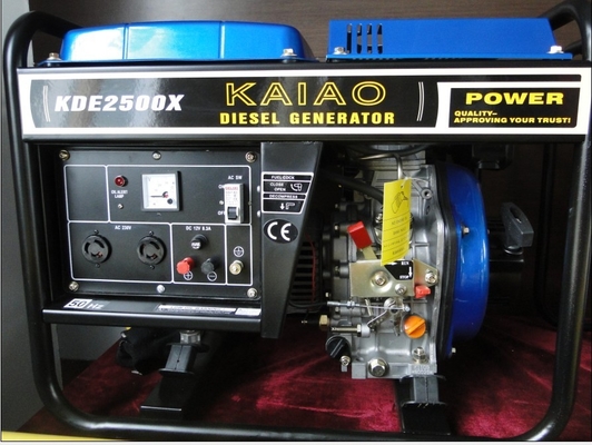 3600rpm 60Hz ওপেন ফ্রেম ডিজেল জেনারেটর, পোর্টেবল ডিজেল জেনারেটর 3KW