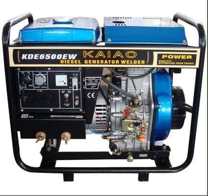 ওপেন ফ্রেম ডিজেল ভেল্ডার জেনারেটর 50Hz 200A 3000RMP বৈদ্যুতিক স্টার্টার সঙ্গে