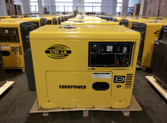 স্কুলের জন্য পেশাদার 5KW নীরব ডিজেল জেনারেটর ইউনিট