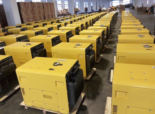 স্কুলের জন্য পেশাদার 5KW নীরব ডিজেল জেনারেটর ইউনিট
