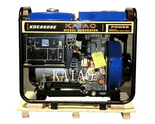 মডেল KDE8600E KAIAO ব্র্যান্ড 6kw ডিজেল জেনারেটর সেট