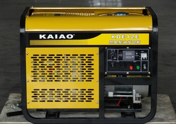 3000 rpm ডাবল সিলিন্ডার 10 কিউ ডিজেল জেনারেটর, ওপেন টাইপ ডিজেল জেনারেটর