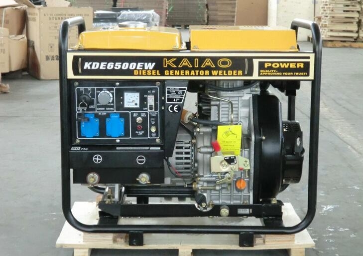2.2 কেভি 3600 RPM ডিজিটাল জেনারেটর ভেল্ডার, মোটর জেনারেটর ঢালাই মেশিন KDE6500EW
